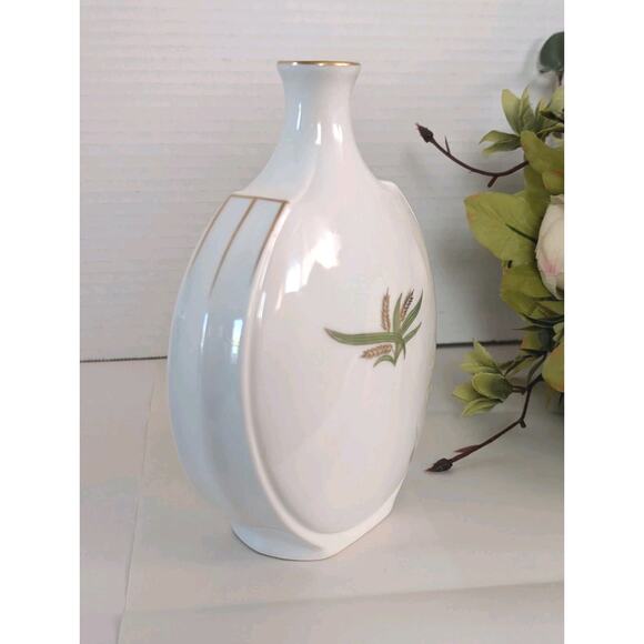 Vintage Fukagawa Arita Saki Decanter. Wheat Grass Pattern. Hand Painted Japan. - Picture 3 of 10